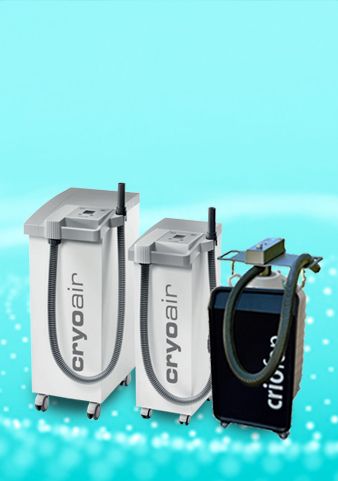 Criofan si cryoair sunt echipamente pentru crioterapie locala