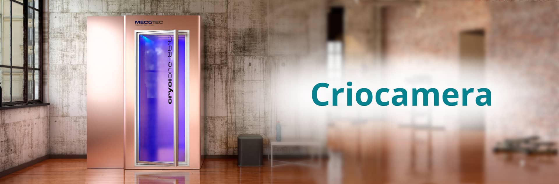 Criocamera, crioterapie generala pentru 1 sau mai multe persoane